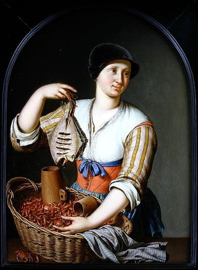 Die Fischfrau, 1725 von Willem Van Mieris